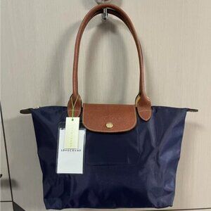 Brand new Longchamp navy blue medium tote bag